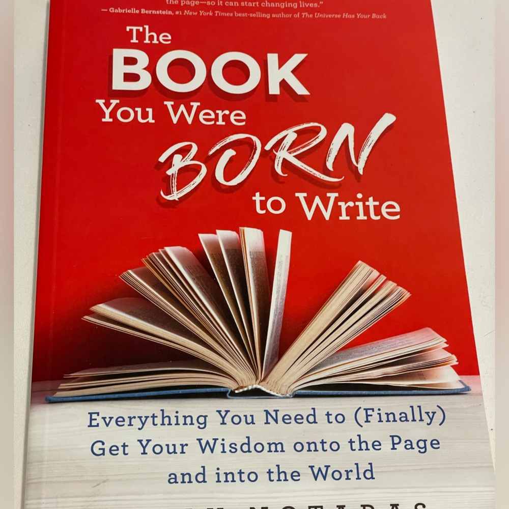 Red 'Book You Were Born to Write' by Kelly Notaras